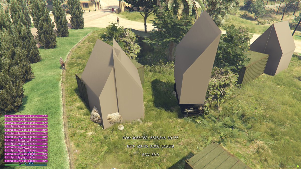as with the north yankton survival, rockstar made sure to stop players from going to places they shouldnt with invisible blocker props.
Heres what they look like visible