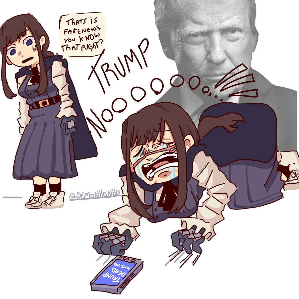 Her love died (or not) #yoru #DonaldTrump #asamitaka