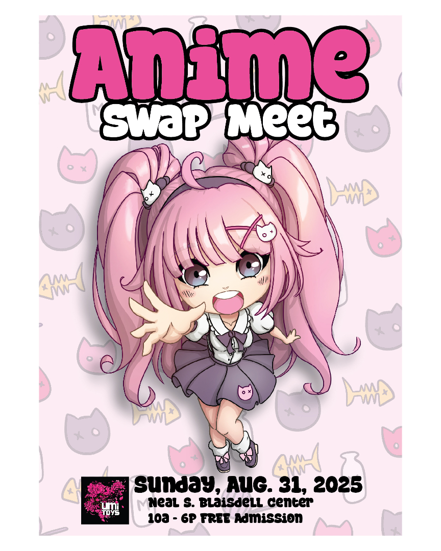 Don't forget to join us tomorrow at the Anime Swap Meet!

We'll be at the Hawaii Video Game Marketplace at the Neal Blaisdell Center. The event runs from 10am - 6pm and has free admission.

Come and find some new things to add to your collection!