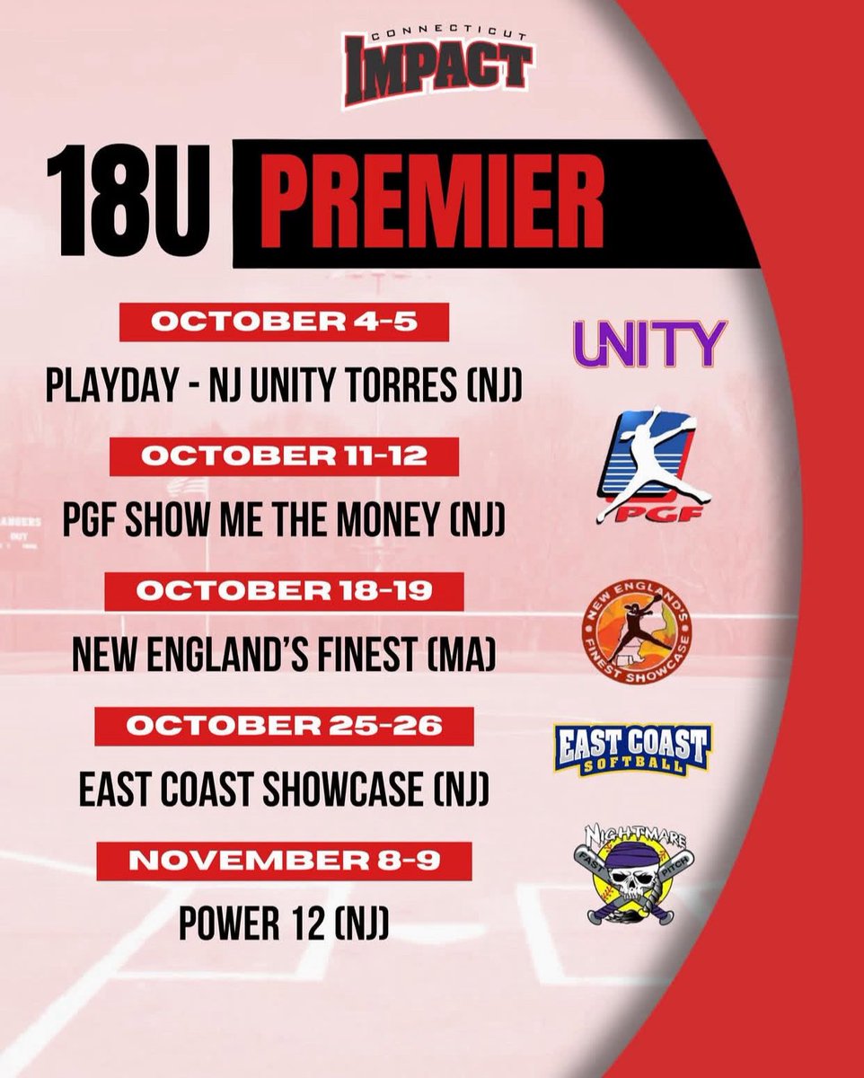 Fall Schedule is here!!🍁🥎
⬇️⬇️
<a href="/CTimpact18u_P/">CT Impact 18u premier</a>