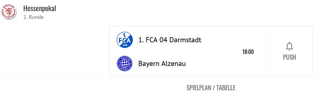Gehe gerade die Spiele in den nächsten Tagen durch und sehe einfach das bayerisch-fränkische Derby zwischen Bayern und Nürnberg auf Wish: