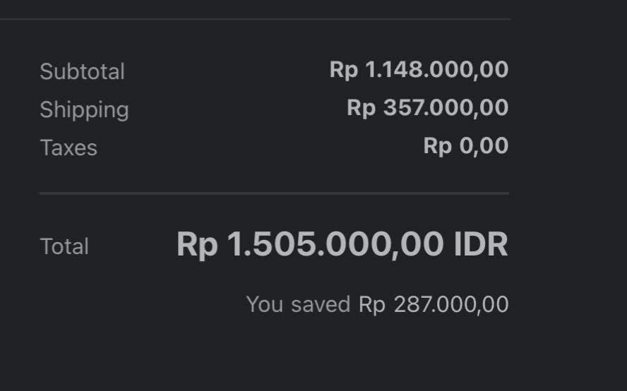 wafaaM5's tweet photo. @PosIndonesia Halo min, ini barang saya kok kena PPh pasal 12 dan PPN 11% ya? Barang saya harganya di bawah 1500 USD loh, bisa check dm? https://t.co/eBnw8YB9G1