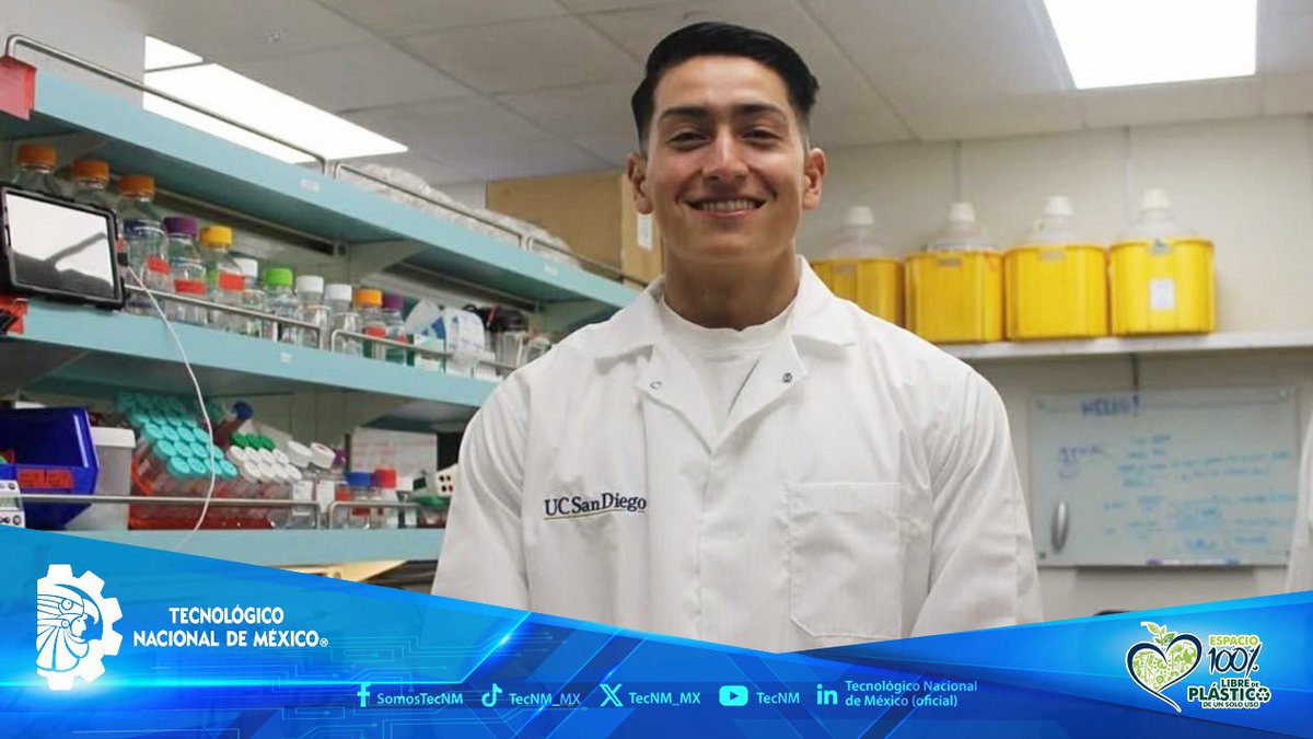 #OrgulloTecNM
Leonardo Calderón, de Ingeniería en Sistemas Computacionales, y Alejandro Castañeda García, de Ingeniería Bioquímica, del #TecNM - Tijuana, fueron seleccionados para realizar una estancia de investigación de seis meses en la Universidad de California, San Diego.