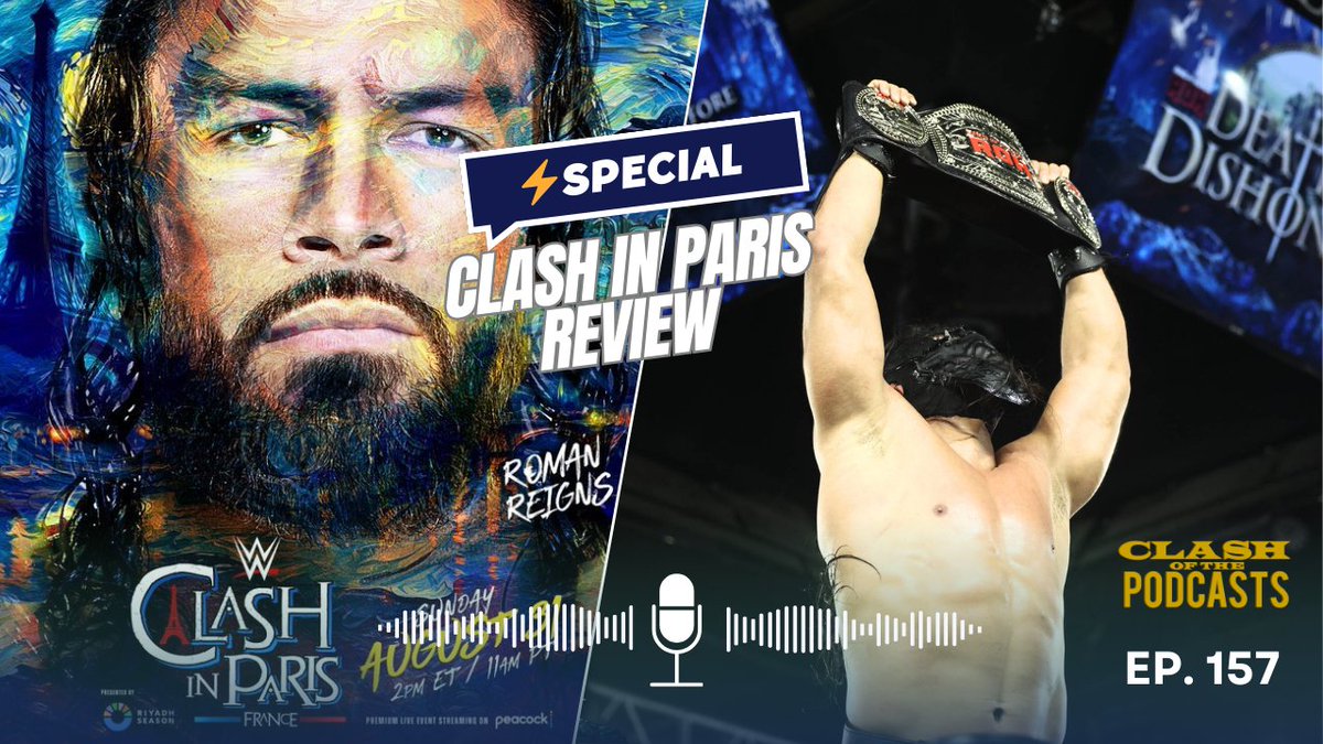 HWWeekly's tweet photo. The next edition of #ClashOfThePodcasts presented by #HubbWWeekly and @EPWShow will take place Monday #LaborDay 9/1/25 at a SPECIAL START TIME of 12:05pm Eastern time (before afternoon edition of #WWERaw )
See you all on Labor Day Afternoon!
↘️↘️↘️
https://t.co/W4Ak6PAAIo https://t.co/6yVvKftv5u