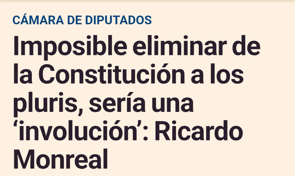 Obviamente <a href="/RicardoMonrealA/">Ricardo Monreal A.</a> iba a estar en desacuerdo con esto, pues su carrera depende de estas listas a modo para obtener curules. Súmenle al acuerdo que ya tiene con el PAN para que la infame <a href="/kenialopezr/">Dra. Kenia López Rabadán</a> ocupe la presidencia de la mesa directiva. Qué asco.