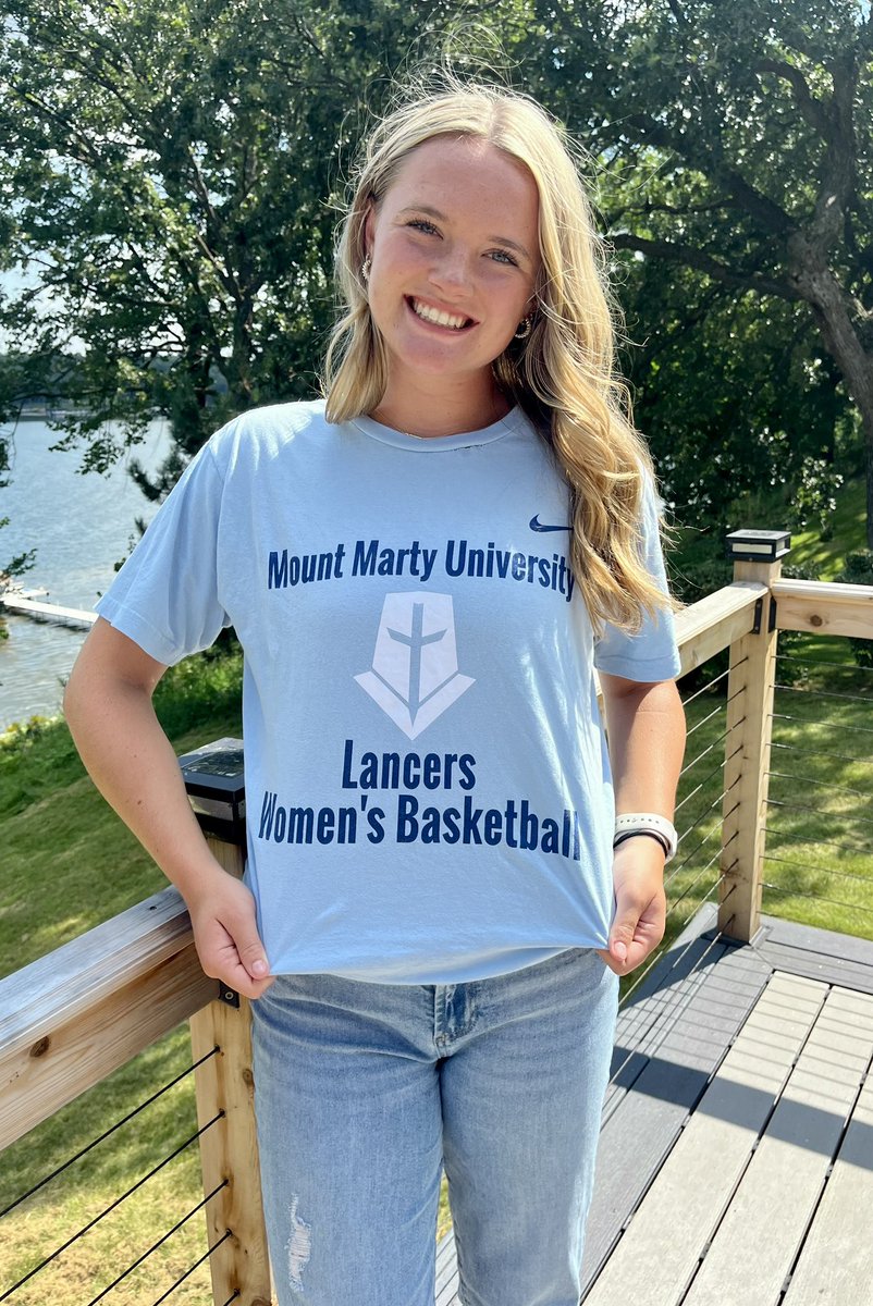 I’m excited to announce my commitment to continue my academic and athletic career at Mount Marty University! Thanks to the support from my family, coaches, teammates, and everyone who has encouraged me along the way. I’m officially a Lancer⚔️! God is so good! #committed