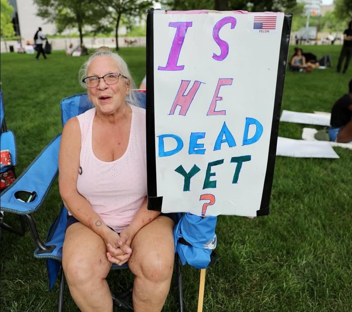 Valid question as his bot squad has been busy pushing out old photos claiming they are from today.