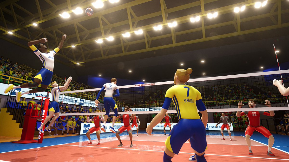 First group of playtesters are playing Killer Aces volleyball this #screenshotsaturday!