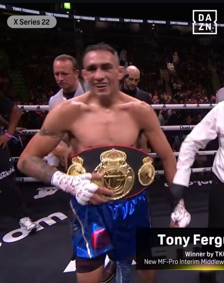 JNeverRedy's tweet photo. THE PEOPLES CHAMP TONY FUCKING FERGUSON!!! 💪🏽💪🏽‼️‼️
#Misfits22 #RingOfThrones https://t.co/HcanhoYNsg
