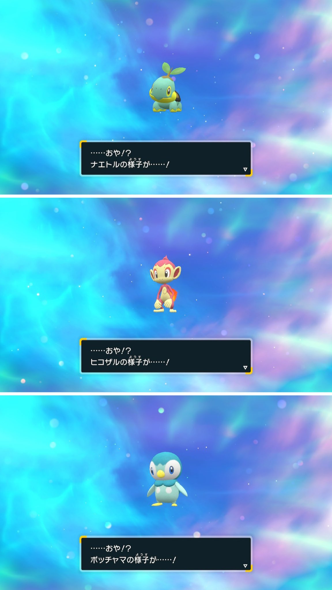 モンコレ ポケモン 色違い ヒコザル ポッチャマ ナエトル 限定 ヒコザル色違い&ポッチャマ色違い&ナエトル色違い】ポケモンsvで
