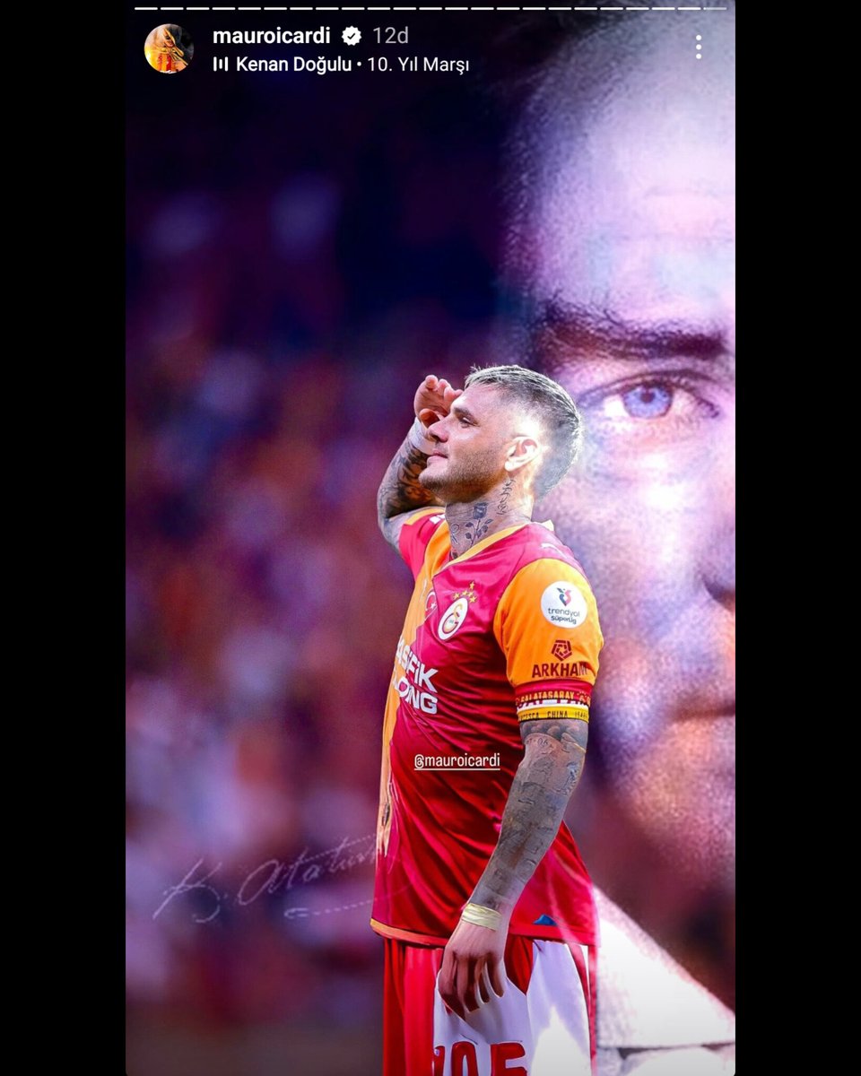 Mauro Icardi'den Mustafa Kemal Atatürk paylaşımı