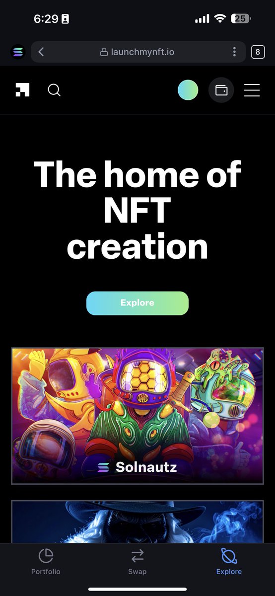 Well would you look at this.  Look who’s got the top spot at launchmynft.io

Big ups to <a href="/barrt20/">Barr</a> and <a href="/WegenNFT/">Wegen NFT</a> for all your support fam.  @solnautz will be minted out in no time.