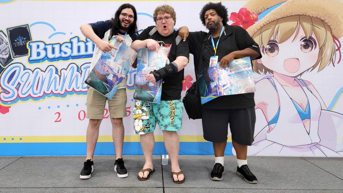🌺 BSF 2025 🌺

Congratulations to the top teams of Weiß Schwarz at Duluth, GA (USA)! 🎉

🏅 The Good, The Bad and The Kenny.
🥈 Let's Up Those Numbers! 
🥉 5 Working Arms 

#Bushiroad #BSF25