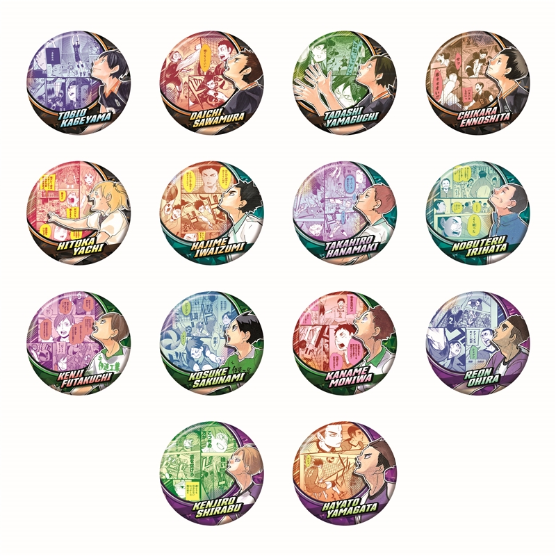 JCS先行受注「ハイキュー!!の日」新商品 ・缶バッジ＆特製ホルダー