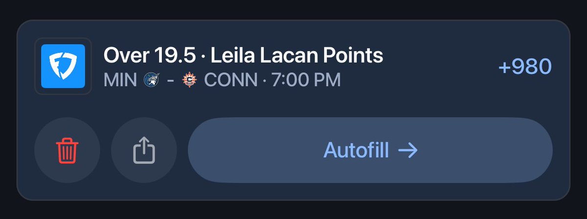 Ladder of the Day 🪜❤️

Took Leila Lacan o15.5 PAs + her 15/20 Pts earlier in the cord, let’s hope she has a big day!

May have more on here so be on the lookout 🤝