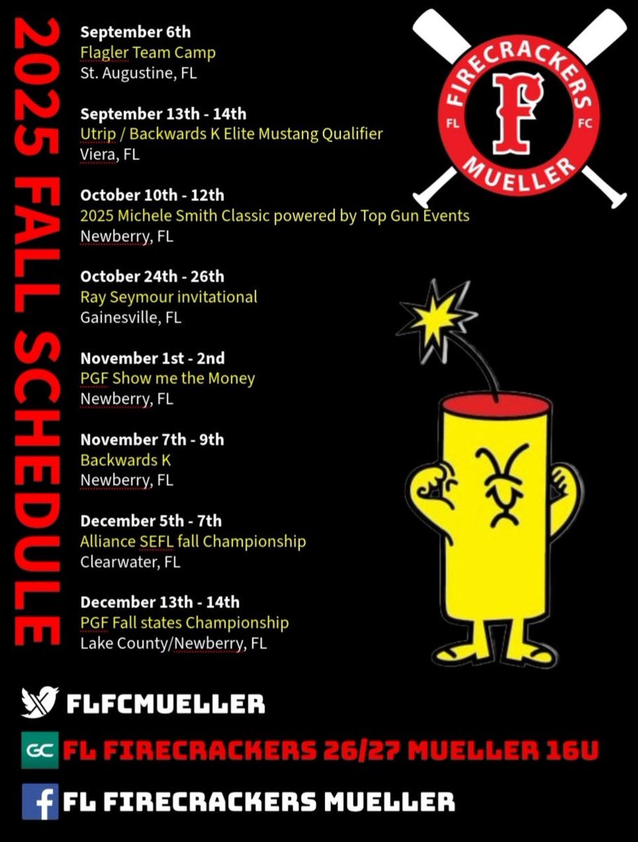 2025 fall travel schedules