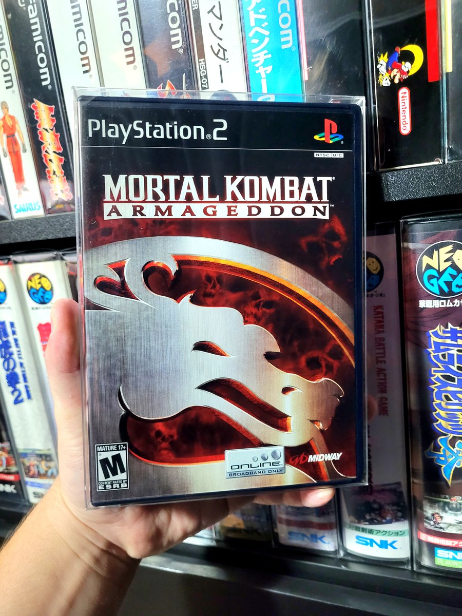 Uma capa de jogo por dia 344.

Mortal Kombat: Armageddon, Playstation 2, 2006.
Midway.

#MortalKombat
#Midway
#Playstation2