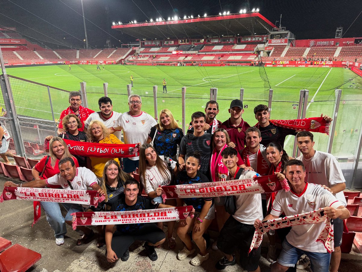 Nos llevamos los 3 puntos de Montilivi. Gran día de sevillismo en Girona. ¡Seguimos! ❤️🤍
