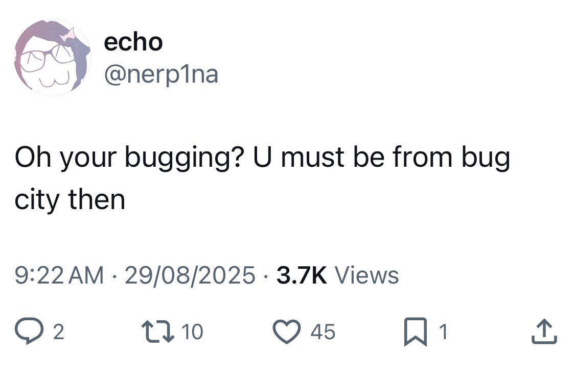 U would never guess…