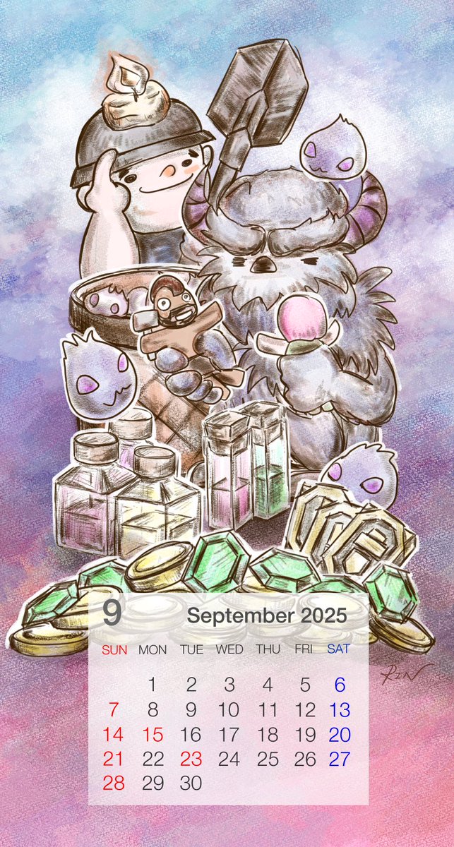 #クラクラカレンダー2025 の9月を担当しましたっ

今年のテーマは「◯◯の日」ということで「防災の日」をテーマに。
皆さんはご自宅の防災グッズ…最近点検しましたか？（私もやらなきゃ）

イエティがちゃんと避難する時に足りないものがないかチェック中です👀✨

#クラクラ鋭角部
#ClashofClans