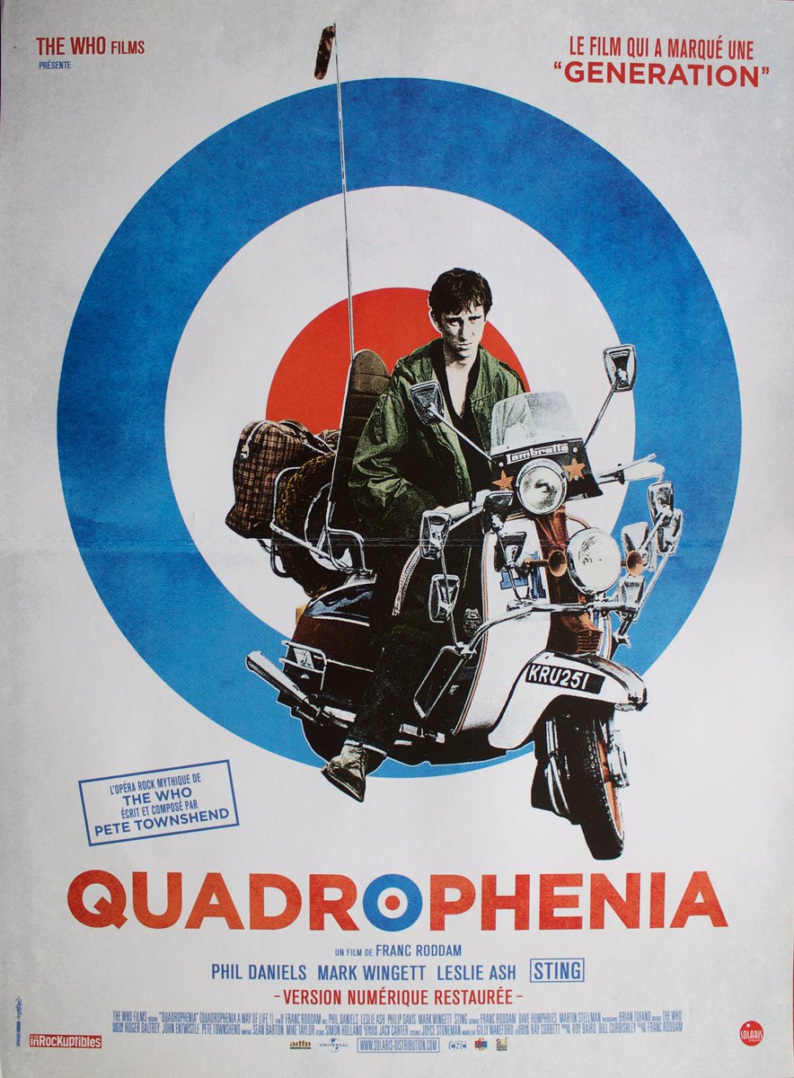 #MovieChallenge Quadrophenia.  A superb cast, with two acting musicians and an actor whose music credits include a Brit pop classic