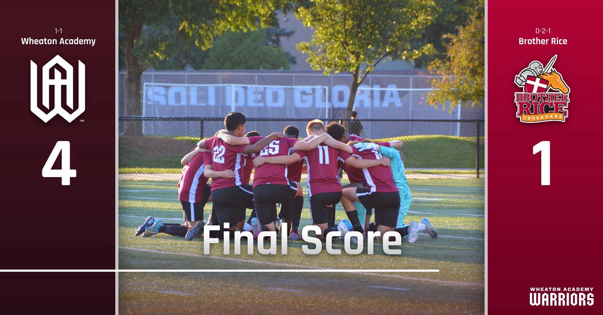 The boys bounced back with a big 4-1 win over Brother Rice. 

Goals:
Mason Brooke, 
Gabe Stein Rodrigues, 
Luke Rodriguez, 
Jackson Snider

Assists:
Sam Clegg, 
Levi Roy, 
Carlton McClure 
CJ Williams. 

Jared Jardis with  a huge PK save in the second half in goal.