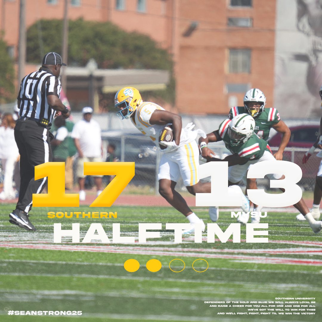 SouthernUsports's tweet image. At the half

#GoJags￼ | #SouthernIsTheStandard | #TeamNOW | #ProwlOn | #BeyondTheStandard 🐆