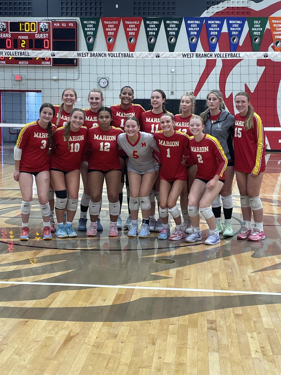 Great job today Wolves! West Branch Champions!!