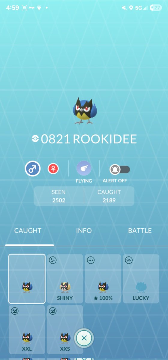 homeworldrs1994's tweet photo. Didnt try too hard as im sick. But walked it all"medium pace" with 1 break to use washroom. Brought a bottle of water when started.  1270catches and 60 shinys https://t.co/nQQdmVhDs1