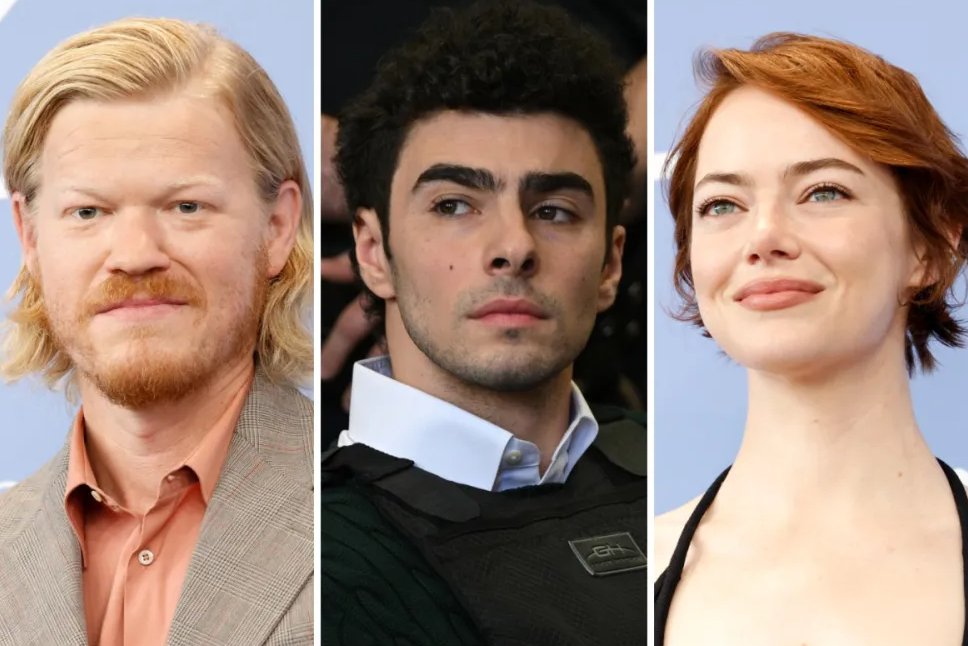 Variety's tweet image. Emma Stone found "terrifying" parallels between her new film "Bugonia" and Luigi Mangione – the alleged killer of United Healthcare CEO Brian Thompson:

“What’s really crazy, after we had shot the film – I live in New York – we heard someone was shot up the street. It was a…