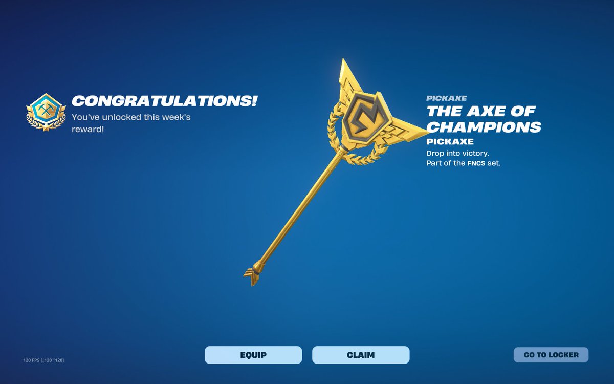 ez axe of champion 🥺