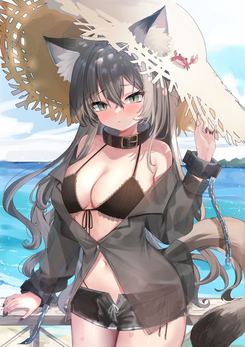 8月も最後なのに暑いね🦀 