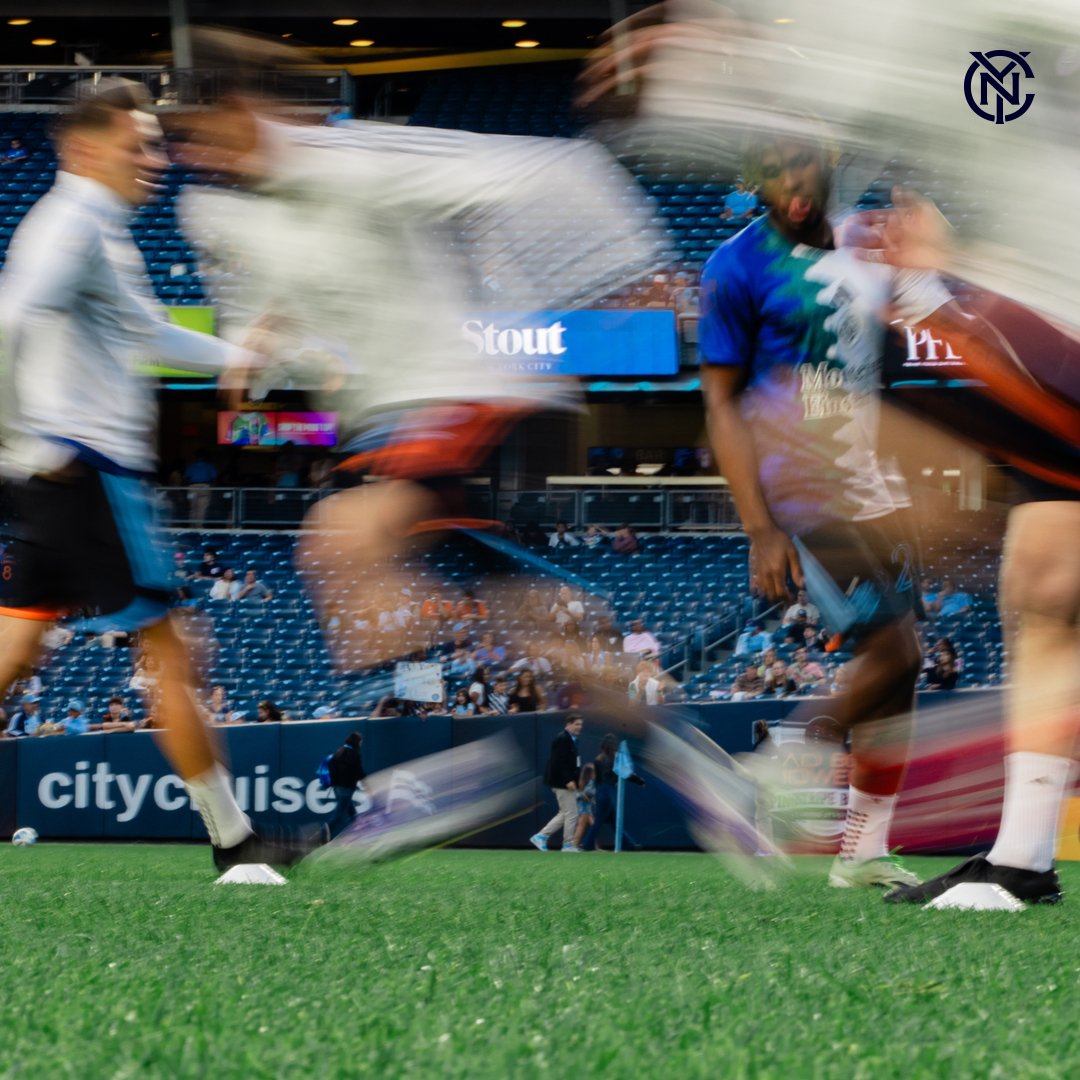 newyorkcityfc's tweet image. Getting warm 😤