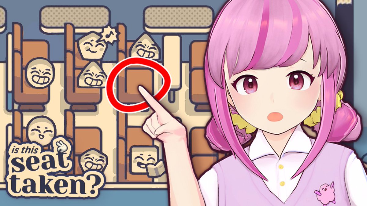 aiueophonics's tweet image. 日常よく使う、英語の表現を勉強したい人は必見！

【英語ゲーム部】Is This Seat Taken?
youtube.com/live/lrTlqGoY7…

今日も日本時間、朝１０時からライブ配信。       

見てみてね！    ꒰.❛ ᴗ ❛.꒱  

#fuzzy #vtuber #vtuberen #あいうえおフォニックス