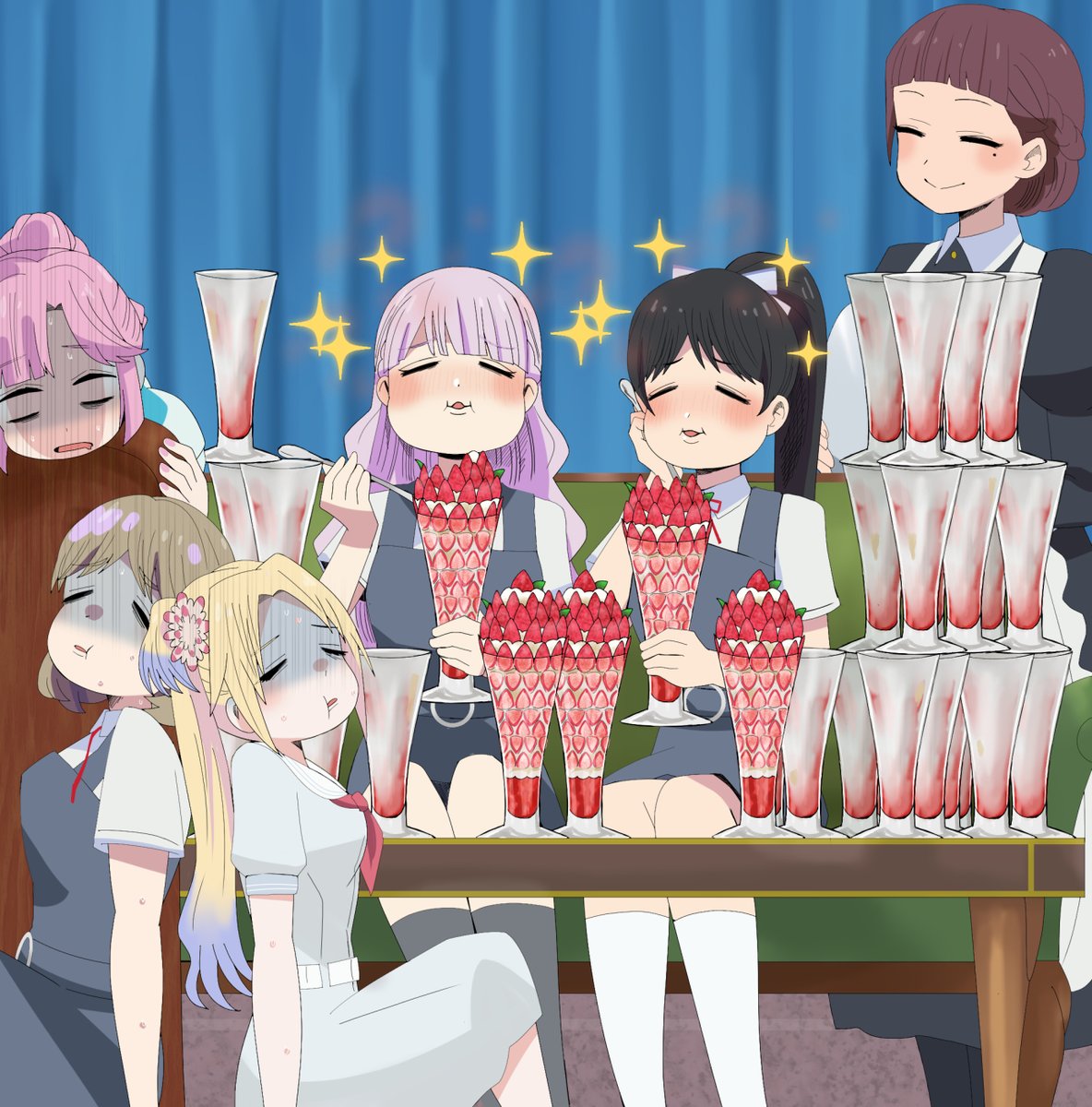 カレスコVSみらぱ(その2)
今年もKALEIDOSCOREとお祝いDA！🎊
 #大沢瑠璃乃生誕祭2025