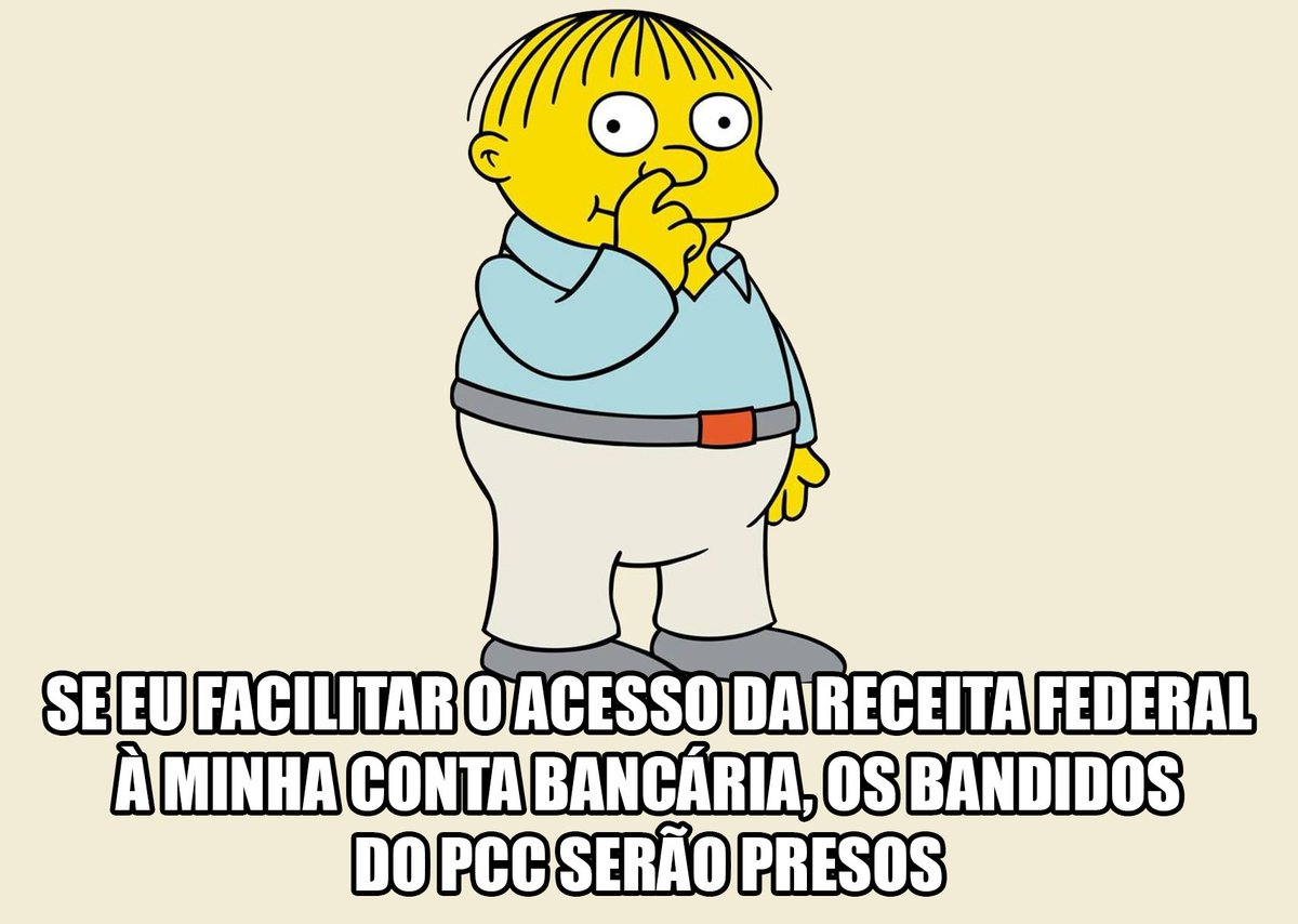 "Fiscalização do PIX é pra prender o PCC"