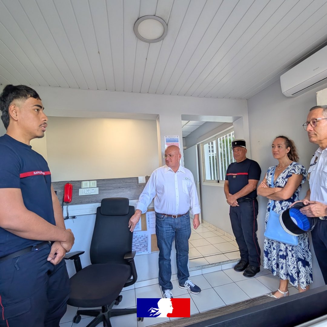 #ÉtatQuiSoutient | L’extension du centre de secours de Dumbéa a été inaugurée, samedi, en présence de Catherine Merckx, commissaire déléguée de la République en province Sud, de Yoann Lecourieux, maire de Dumbéa et de Jean-Paul Bosland, président de la Fédération nationale des