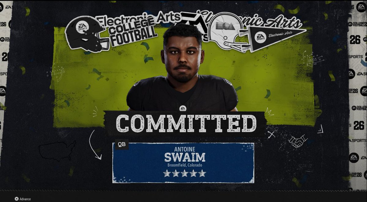 BAYOU_NECF26's tweet photo. 5 Star QB Antoine Swaim has decided to come down to Magnolia Crest. Leaving his hometown of Colorado, Antoine looks to make his name down by the Bayou. He will be competing in our battle for QB1. #NECFCrootin https://t.co/mutsW4mlxn