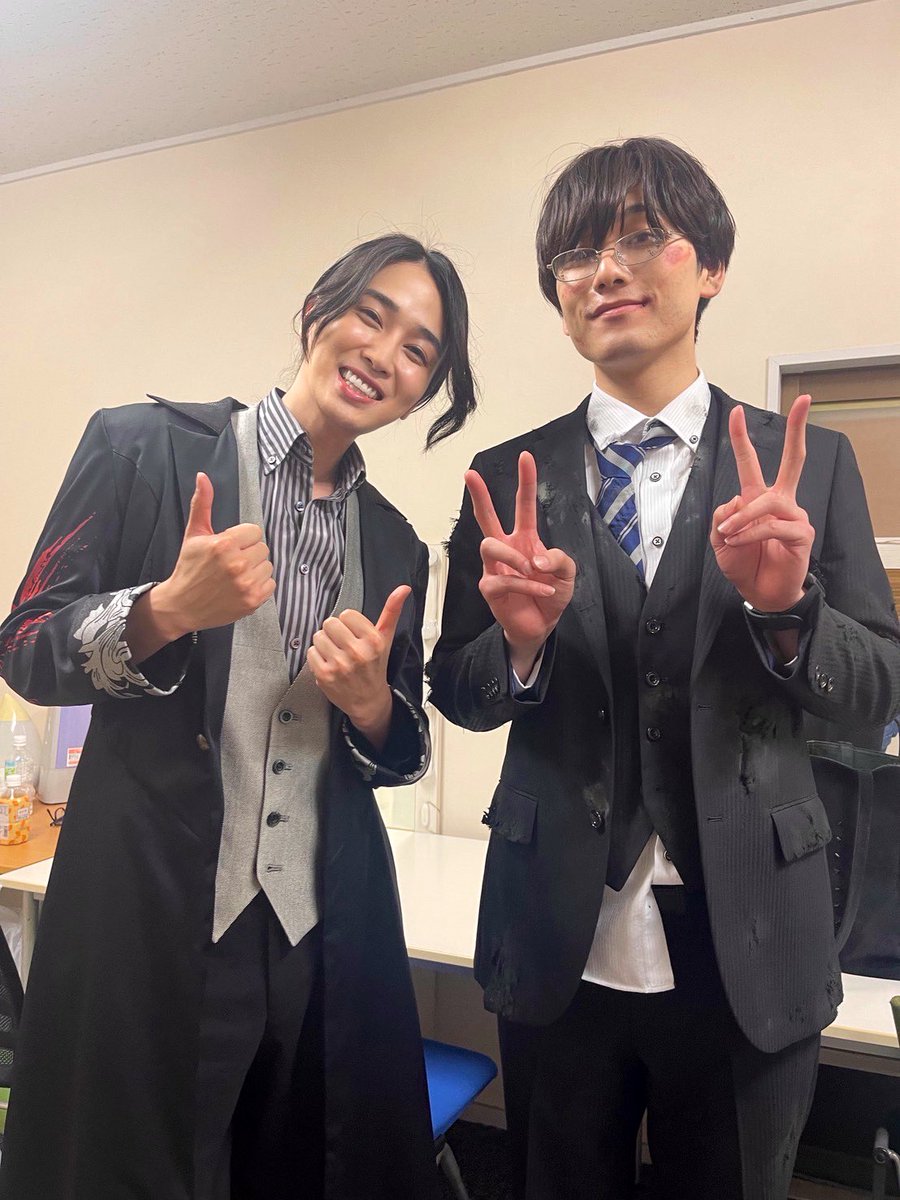 カルマくんとは仲良しです！
現場で会えてよかったー！

残念ながら設名はクオン社長に❌されたので、、
処理班 呼んでおきますか。

残りの撮影も何事もなく走り抜けられますよう。

久々のスーパーヒーロータイム、楽しませていただきました！

またいつかお会いしましょう！！

#ゴジュウジャー