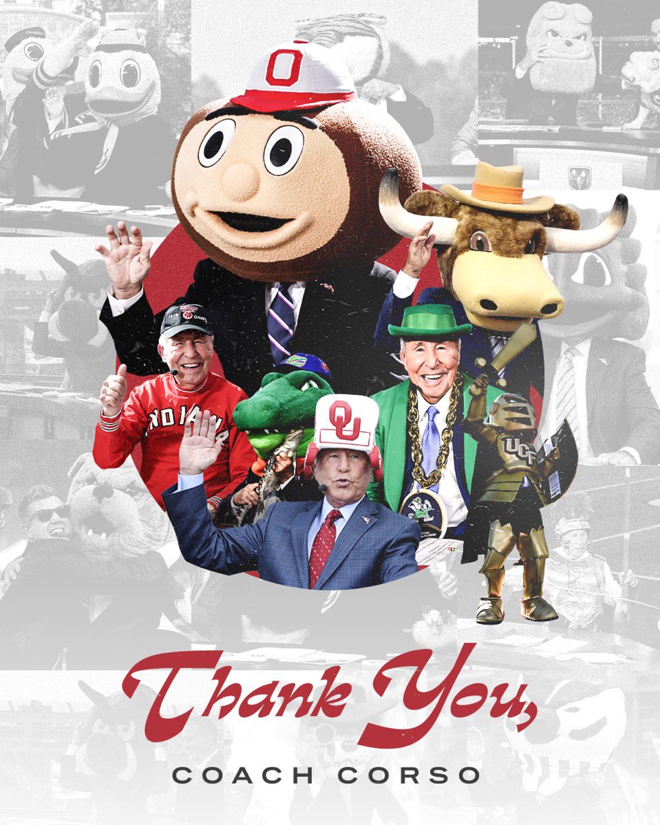I first met Lee Corso in 1988 when he was working for <a href="/espn/">ESPN</a>. He was the color analyst for the first night game at War Memorial Stadium as <a href="/wyo_football/">Wyoming Cowboy Football</a> beat the crud out of BYU on an incredible night in Laradise.  Thanks, Coach, for all the memories.  #wyoming #espn #Corso