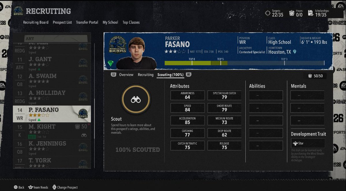 BAYOU_NECF26's tweet photo. Our coaching staff struck gold 3 ⭐️ recruit Parker Fasano. The staff will have its work cut out to bring the best out of Fasano https://t.co/1PKWM0ZuxP