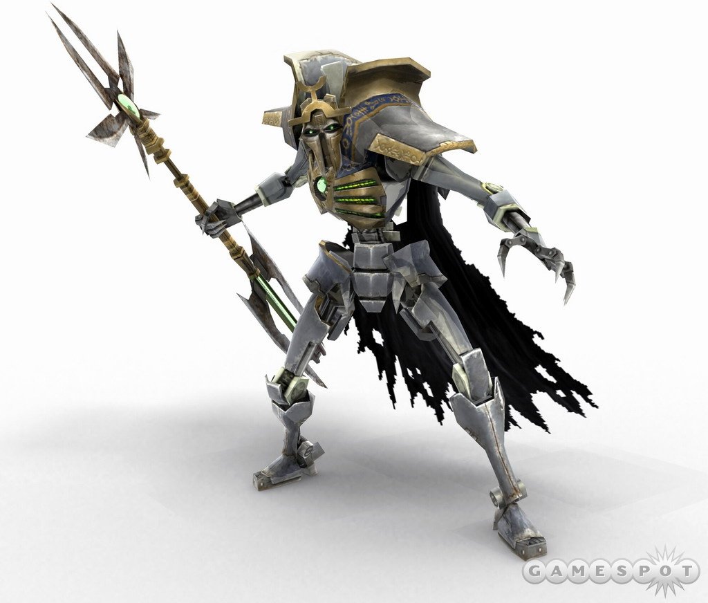 I don't play Necrons on the table top 
But in Dawn of War, I love them. 
I'm just about to kill the last enemy in the campaign, the Guard. 
I love the Pariah avatar taunting my foes as we crush them under our metal feet.
Thank you Relic!

#dawnofwar 
#darkcrusade
#necron