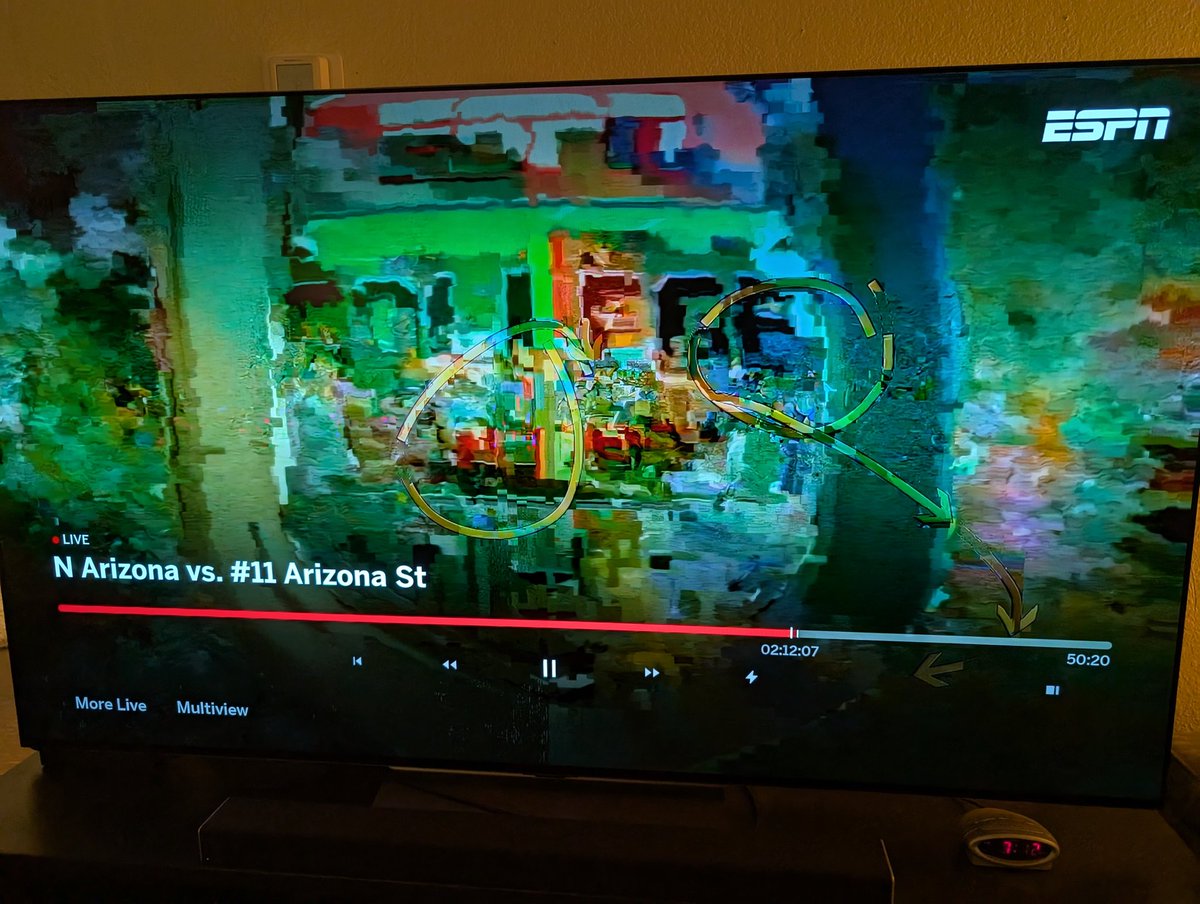 amarohl's tweet image. I guess @ESPNPlus decided to take the 2nd half off. When not a black screen, it looks like this. Oddly, audio still working