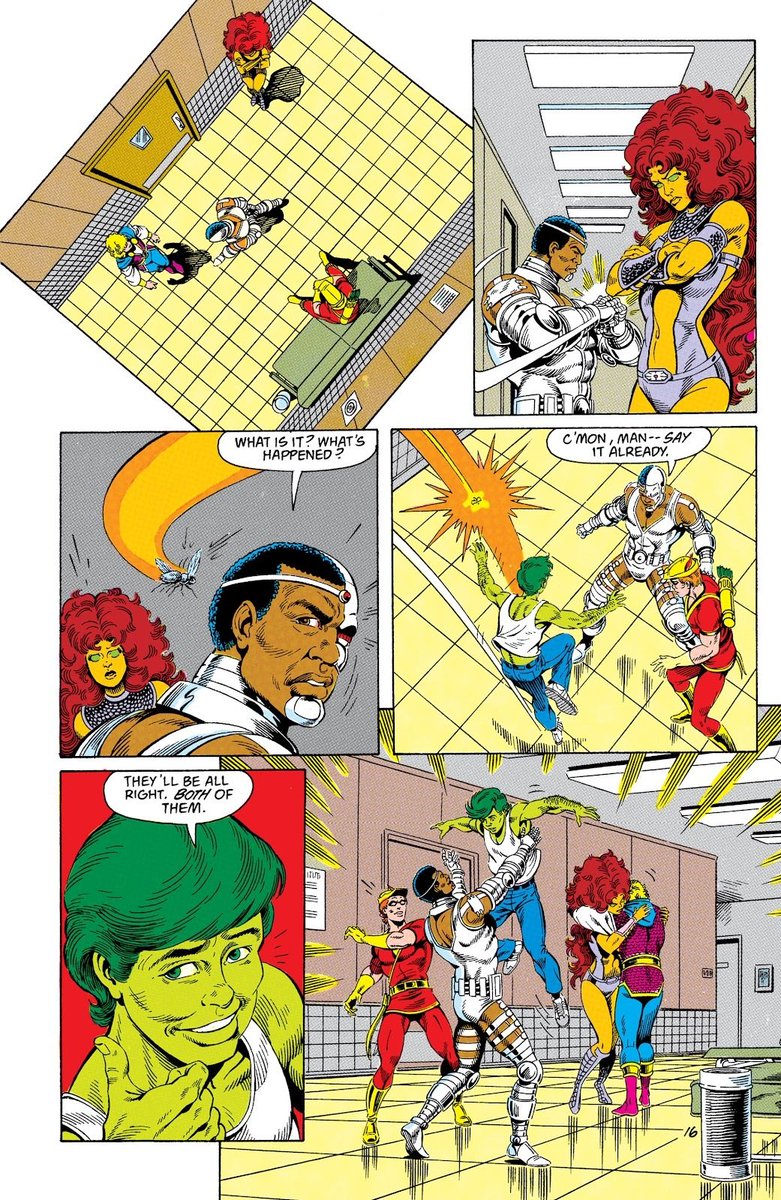 Gar briefly left the Titans at his father's request, but you can see how the atmosphere changes dramatically with and without him.
He knows when to be there and the right words to say to those in need.
He's not an empath like Raven, but he's the best friend anyone could ask for✨