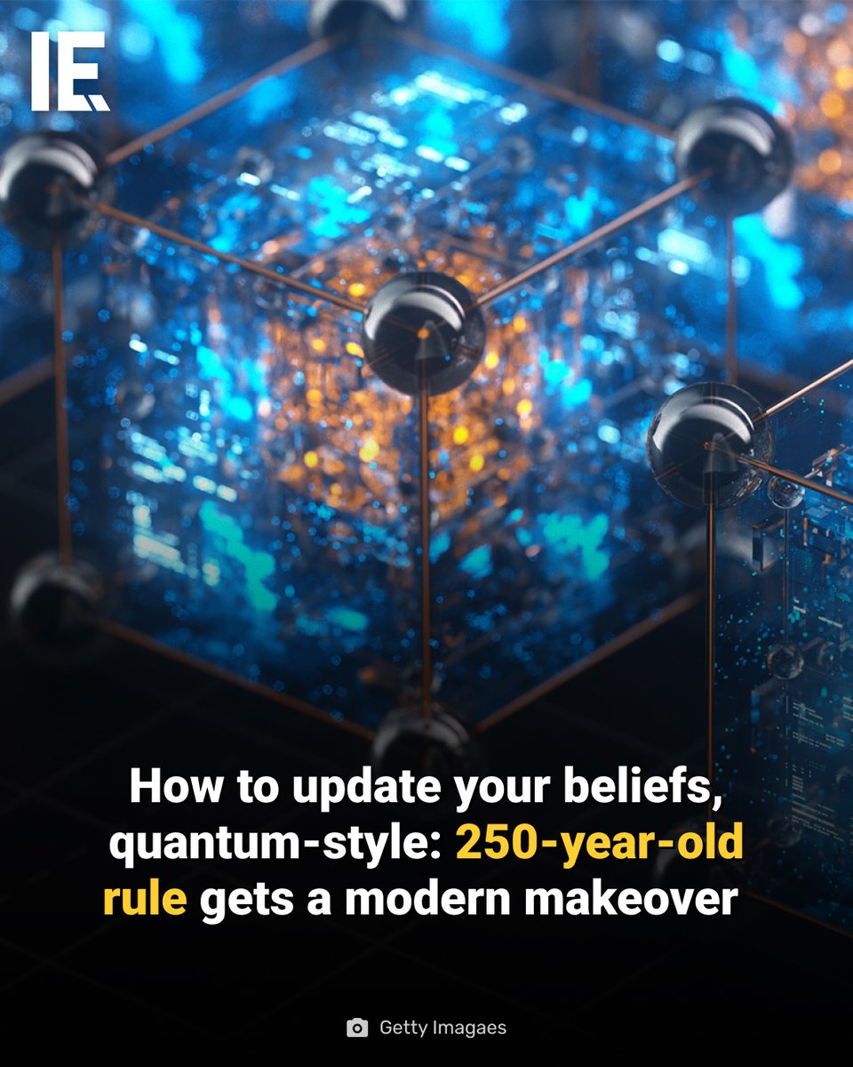 Researchers have re-imagined Bayes' rule for the quantum age. bit.ly/4fVJtbS