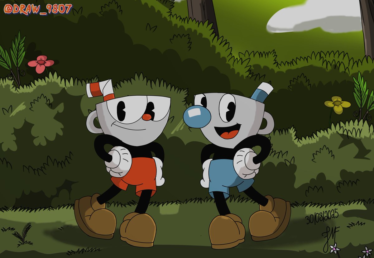 Lord_Draw98's tweet photo. Hello, I order caricatures and digital art. If you want to purchase my content, send me a DM. I made a drawing of Cuphead and Mugman from the game Cuphead. If you like it, like and comment. #Cuphead #cupheadfanart #cupheadandmugman #CupheadDontDealWithTheDevil #MHDR #game #jogo https://t.co/7oBR4dD525