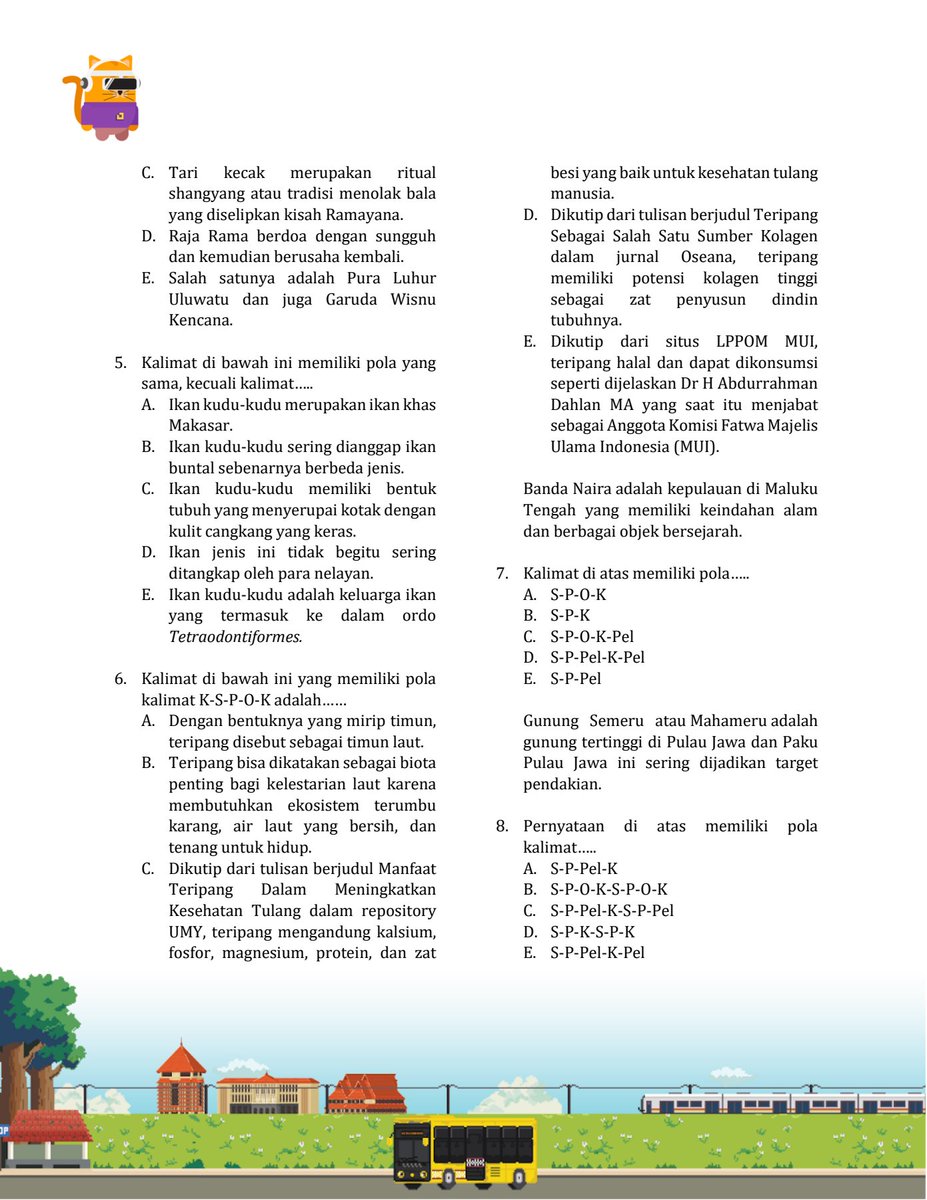 aniibelajar's tweet photo. [ LATIHAN SOAL &amp; PEMBAHASAN SNBT 2026 ]

📝 : fundamental bahasa indonesia 

jangan lupa rt &amp; like yaaa, follow for more ✨️‼️
saluran belajar: https://t.co/3Y76PtMSk7

#archiveeeani ( materi, soal utbk, tips utbk)
#studytwt #snbt2026  #AMBISVERSE #utbk https://t.co/rYKqOfCEsx