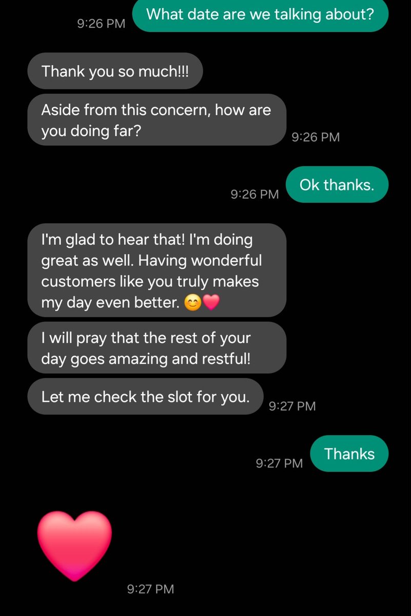Xfinity tech support being... Too affectionate. 🫤