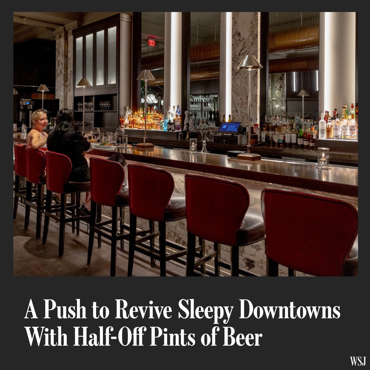 In Massachusetts, some want happy hour revived to aid restaurants and bars. “The Puritans landed here, and they never left.” 🔗 on.wsj.com/4mFbVSb