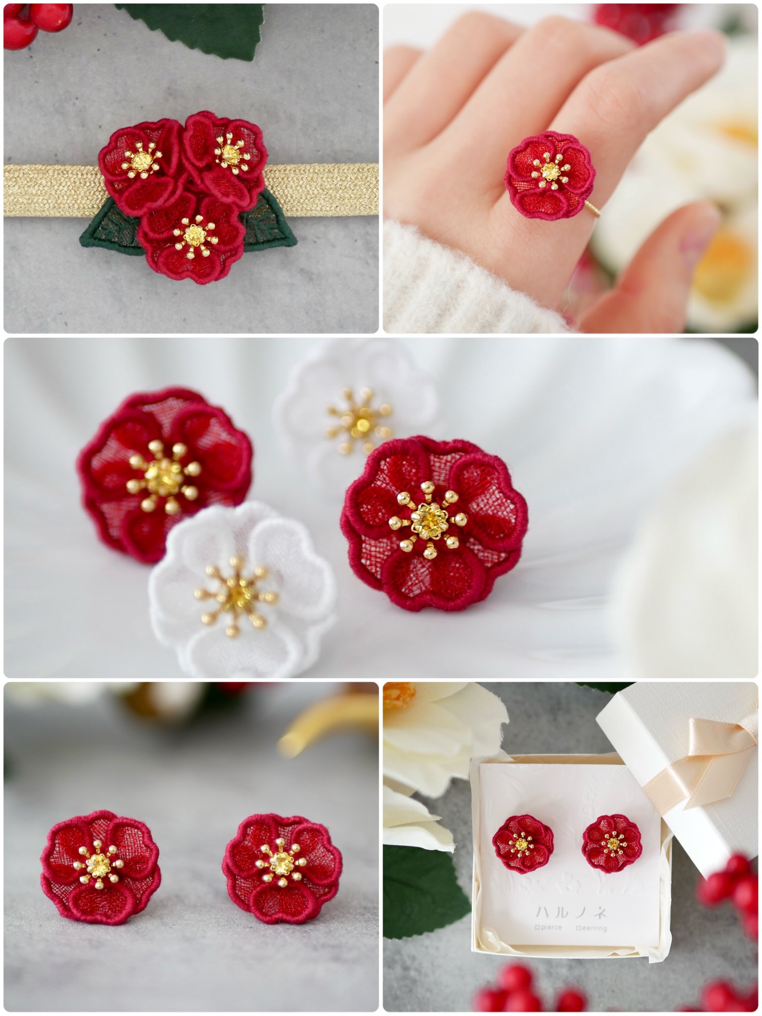 りいりい様❤オーダーページ　ハンドメイド　ガーゼケット　おさるさん ハルノネ ｜ オーガンジー刺繍フラワーアクセサリー on X